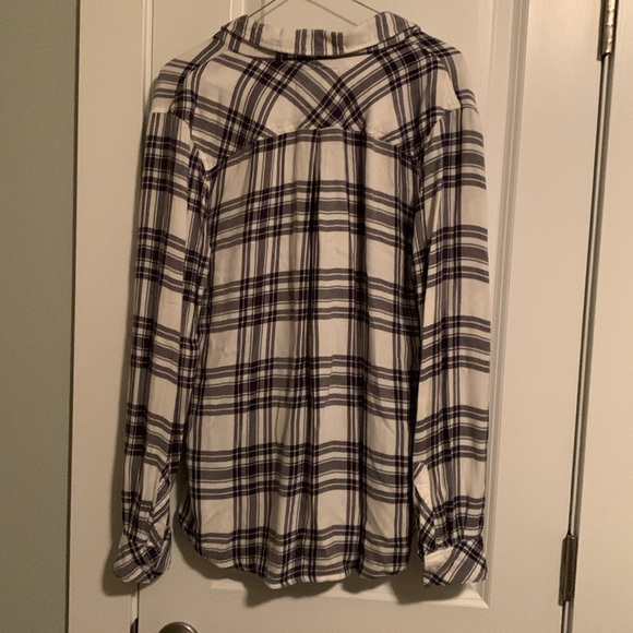 Rails Black and White Button Down - Picture 3 of 4